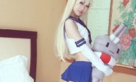 Is it really okay to wear like this?Domestic Bai Nenmei Paper Ship Yuejima Wind COS