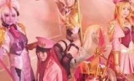 Taiwan tender model "LOL" version of Girls' Generation COS big breasts lace is really tempting