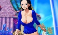"One Piece Dance Battle" cool outstream swimsuit Robin's blood spray body