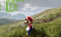 Full of disobedience!Players' self -made "Mario on the Unreal 4 Grassland"