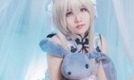 "Fate of the Empty" Kasuga Wild Dome sexy cos white silk cheongsam loli comfort prize!