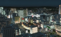 The first DLC screenshot of "City: Skyline" announced that the city is beautiful at night