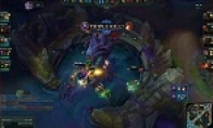 The role of the player "League of Legends" in the US service can take the five kills to grab the dragon after