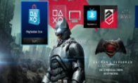 PS4 released two new theme "Batman War Superman: Justice Dawn"