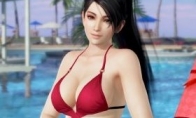 "Dead or Alive: Beach Volleyball 3" super long demonstration swimwear girl paper