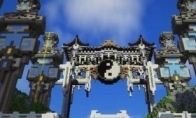 Have you seen the Minecraft version of "The Legend of the Sword"?Use squares to reproduce Shushan