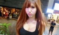 Thailand Showgirl Lollipop Girl's latest private photo exposes the burden on the chest