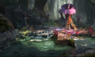 It is rumored that the massive concept of "God of War 4" is leaked into the magnificent virgin forest