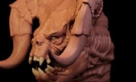 The Great God pinch "Radiation 4" with clay and the head of the dead claw head is realistic and very terrifyin