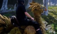 "Final Fantasy 15" DEMO Wounded BOSS Battle Performance Playing Devil May Cry Effect