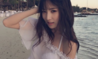 SNH48 Zhao Yue Weibo tulle showing a see -through skirt Meizhao netizens said that the benefits are good