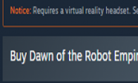 Steam adds awake orange annotations to VR games to prevent ordinary players from buying wrong