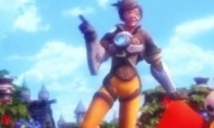 The latest update of "Heroes of the Storm" Overwatch hero hunting empty sexy appearance