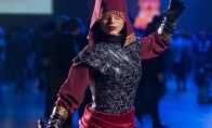 COS skill is too deep!Foreign girl god restores "Star Wars" samurai