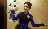 Jolin Tsai wearing a uniform COS rabbit police officer Judi netizen: Goddess is coming to arrest me