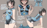 Swinding!He "changed" the body of Gundam into a sister paper bra