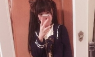 Beautiful girl Xu Jiao's double ponytail bow cos cos. Netizens praise true loli
