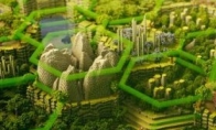 Foreign players create "Minecraft" big map 36 square kilometers size