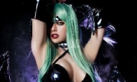 One week master cosplay appreciation of black silk long leg girl sitting on the ground and accidentally glowing