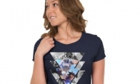Put on domineering side leak J! NX brand "Overwatch" hero theme T -shirt