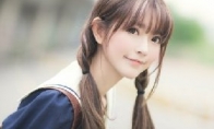 Showcai meal ah, the first beautiful girl in South Korea, Yurisa fresh eye -catching student clothing