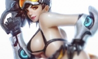 Busty hips, tempting players to create "Overwatch" hunting fan works