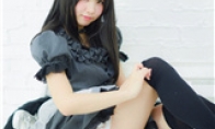 Super cute black silk maid Cat ear mother!Japan COSER Massive Welfare Meitu Awards