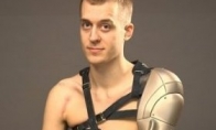 Men pretend to be bionic metal arm: Hidden drone inspiration comes from Uncle Snake