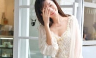 Xiaolin Zhiling Chen Xiao showing a twisted braid beautiful photo fresh style makes people like
