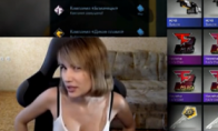 Russian Beauty Live Opening the game treasure chest will take off one thing without good things!
