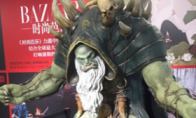The theme of "World of Warcraft" movie theme exhibition airborne Sanlitun Destroyer Hammer Shock