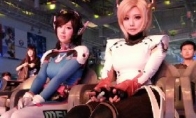 Spiral cat cos "Overwatch" Angel S -shaped curve