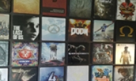 The picture is too beautiful!Players are stitched into an art wall with 28 game iron boxes