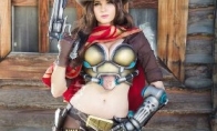 Busty Beauty COS "Overwatch" McRea Big breasts Mai Dad is very eye -catching