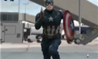 A thrilling airport war!"Captain America 3" cutting clip exposure
