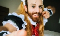 Miss Beard Ladybeard latest cos beauty map strong man to become girl spicy eyes
