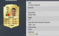 "FIFA 17" announced the highest ability value player: Cristiano Ronaldo anti -super Messi