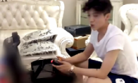 Luhan transformed into a game otaku once exposed lolid claiming that he was addicted to game addiction