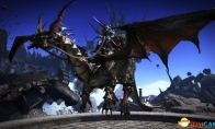 "Final Fantasy 14: Paradise Green shade" video display flight mount floating island