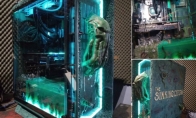 网友自制《沉没之城》PC主机 创意真的太过分了