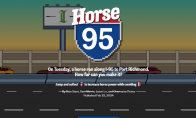 95号公路狂奔马成热点新闻 《费城询问报》推恶搞游戏《Horse 95》