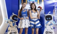 兩位長腿美女太吸睛！索尼香港宣傳《宇宙機器人》