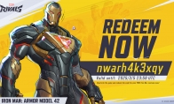"Marvel Fighting" sends Iron Man skin cool black gold red theme