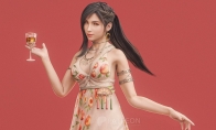 《最終幻想7》蒂法新3D模型欣賞 穿長裙清純美麗