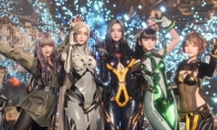 "Star Blade" New Year's greetings Eve waved to congratulate other beauties