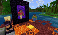 Minecraft first discovered weird shadow attack or shader NaN error