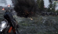 New trailer for sandbox game "kingmakers": Driving tanks back to the medieval massacre