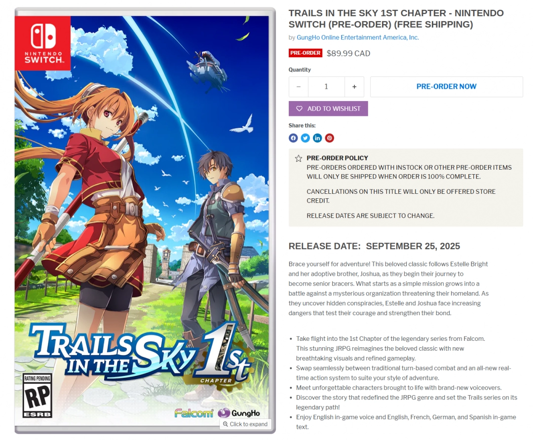 Retailer reveals "The 1st" will be released on September 25