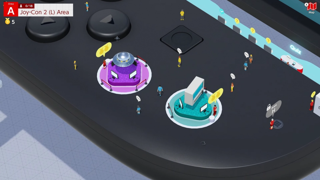 Treehouse Live Showcases Nintendo Switch 2 "Welcome Journey" game screen