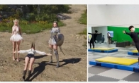 "Rocky Heroes: Defy Destiny" interactive pose video with excellent physical effects